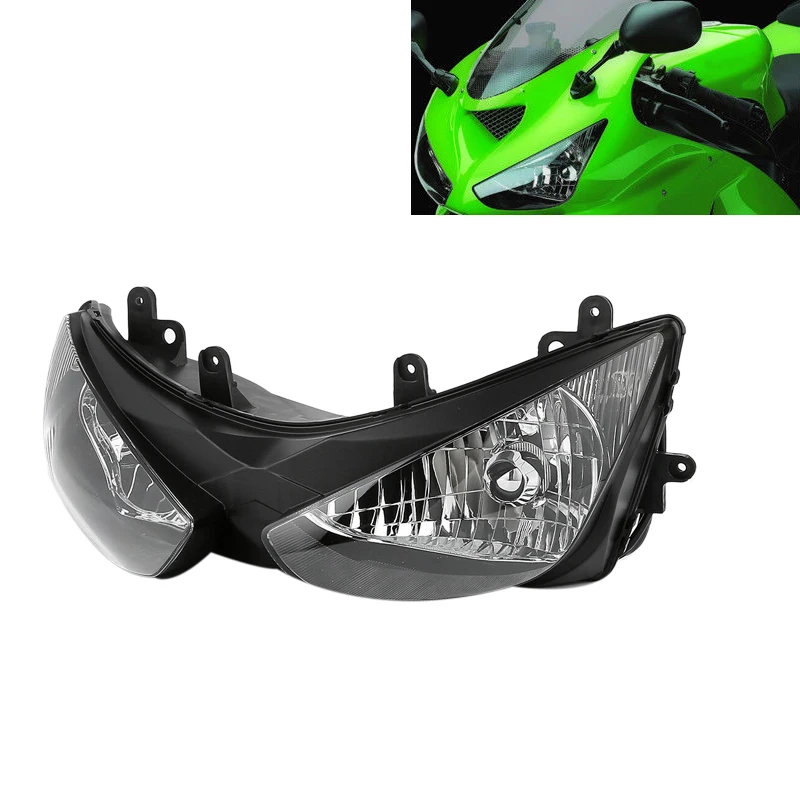 Motorcycle Front Headlight Head Light Lamp Assembly For Kawasaki NINJA ZX6R ZX-6R ZX636 2005 2006
Motorcycle Front Headlight Head Light Lamp Assembly For Kawasaki NINJA ZX6R ZX-6R ZX636 2005 2006