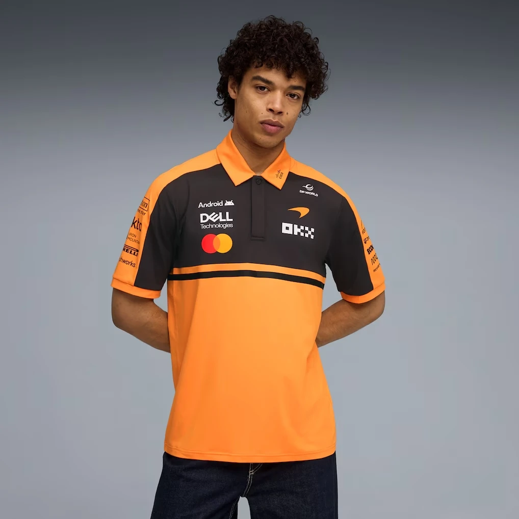 Футболка-поло команды McLaren 2026, поло Ландо Норриса и Оскара Пиастри, футболка для фанатов команды McLaren
Футболка-поло команды McLaren 2026, поло Ландо Норриса и Оскара Пиастри, футболка для фанатов команды McLaren