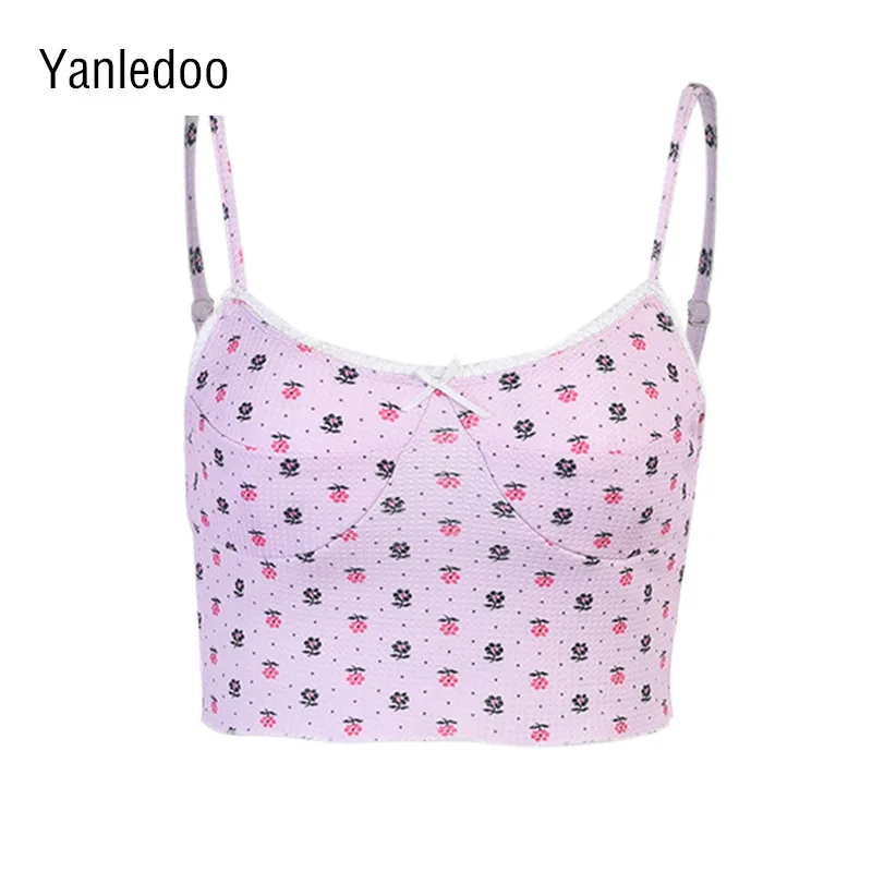 Waffle Printed Suspender Tops Fashion Ins Style Revealing Navel Cartoon Flower Sexy Lace Vest Clothing Short Pink Shirt
Waffle Printed Suspender Tops Fashion Ins Style Revealing Navel Cartoon Flower Sexy Lace Vest Clothing Short Pink Shirt