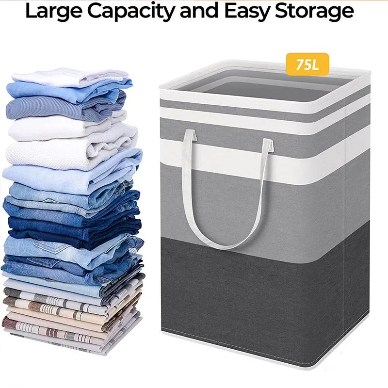 Bathroom Dirty Laundry Basket Folding Laundry Clothes Hamper Bag Home Storage Bag Organizers Cotton Basket Accessories Daily Use
Bathroom Dirty Laundry Basket Folding Laundry Clothes Hamper Bag Home Storage Bag Organizers Cotton Basket Accessories Daily Use