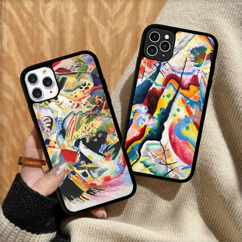 Wassily Kandinsky Abstract Artistic Phone Case Silicone PC+TPU Case for iPhone 11 12 13 Pro Max 8 7 6 Plus X SE XR Hard Fundas
Wassily Kandinsky Abstract Artistic Phone Case Silicone PC+TPU Case for iPhone 11 12 13 Pro Max 8 7 6 Plus X SE XR Hard Fundas