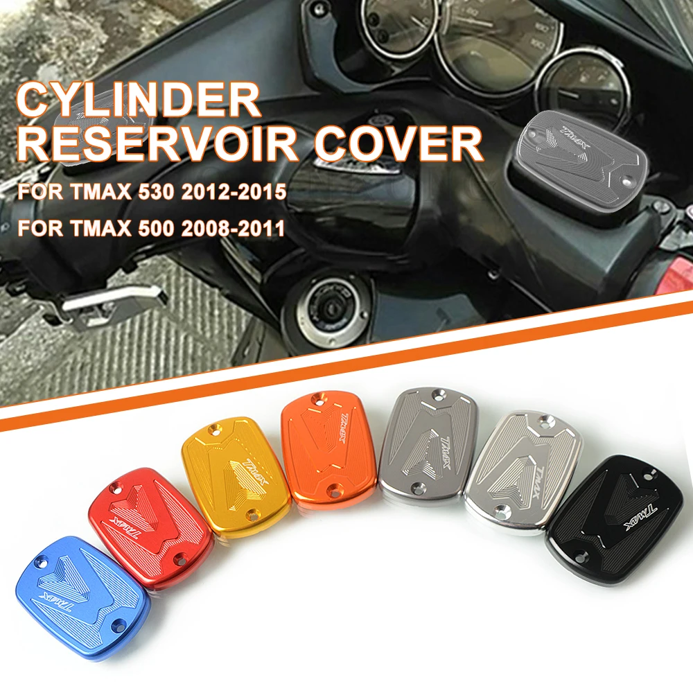 NEW For YAMAHA T-Max 500 TMAX 500 TMax 530 TMAX 2008-2011CNC Motorcycle Brake Fluid Fuel Reservoir Tank Cap Cover
NEW For YAMAHA T-Max 500 TMAX 500 TMax 530 TMAX 2008-2011CNC Motorcycle Brake Fluid Fuel Reservoir Tank Cap Cover