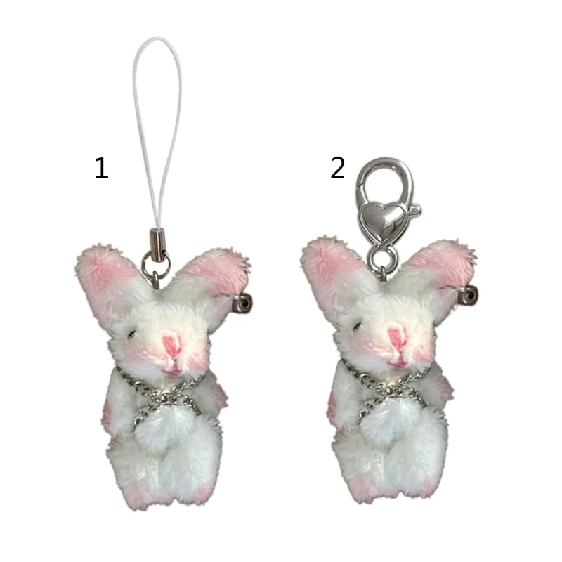 Fashion Stuffed Animal Keyring Pink Rabbit Plush Keychain Unique Animal Rabbit Keyring Plush Keychain Decor 
Fashion Stuffed Animal Keyring Pink Rabbit Plush Keychain Unique Animal Rabbit Keyring Plush Keychain Decor