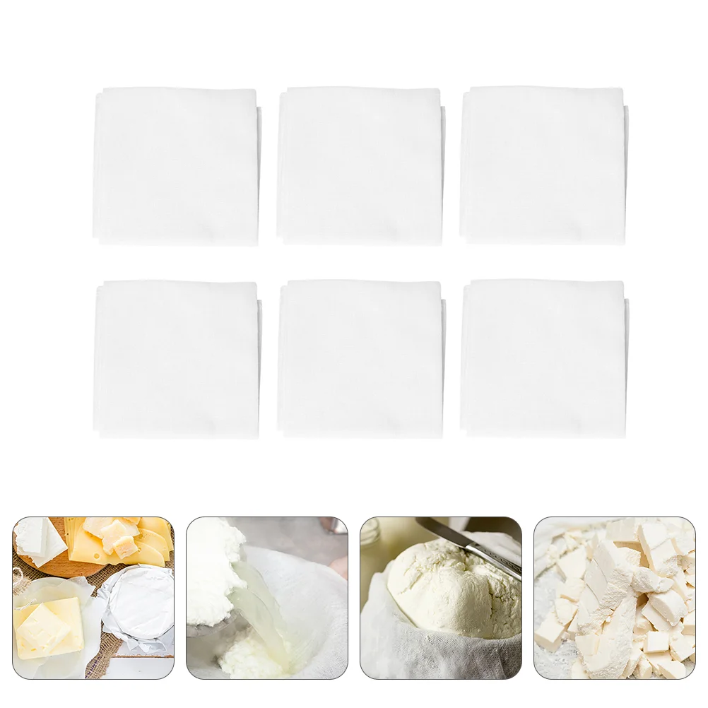 6pcs Strain Cloth Muslin Cheesecloth Straining Cheesecloth Oil and Yogurt Strainer Muslin Fabric Cotton Cheesecloth
6pcs Strain Cloth Muslin Cheesecloth Straining Cheesecloth Oil and Yogurt Strainer Muslin Fabric Cotton Cheesecloth