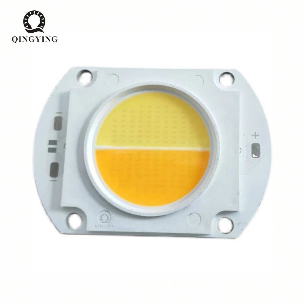 

1pcs 100W High Power LED Dual Color LED COB Chip CCT Warm White 3000K Cold White 6500K For Outdoor Floodlight Spotlight Lamp