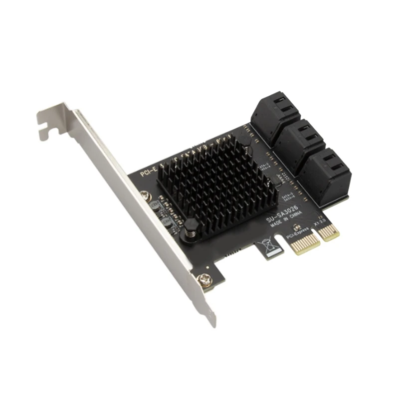 Адаптер SATA Pcie 6 портов SATA III к PCI Express 3,0 X1 контроллерная Плата расширения, совместимая с PCI-E X4/X8/X16 6 Гбит/с
Адаптер SATA Pcie 6 портов SATA III к PCI Express 3,0 X1 контроллерная Плата расширения, совместимая с PCI-E X4/X8/X16 6 Гбит/с