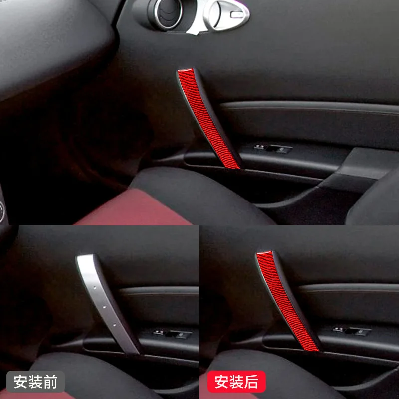 For Nissan 350Z Z33 2003-2009 Red Real Carbon Fiber Other Interior Accessories Passenger Side Frame Trim Stickers Car Stylying 
For Nissan 350Z Z33 2003-2009 Red Real Carbon Fiber Other Interior Accessories Passenger Side Frame Trim Stickers Car Stylying
