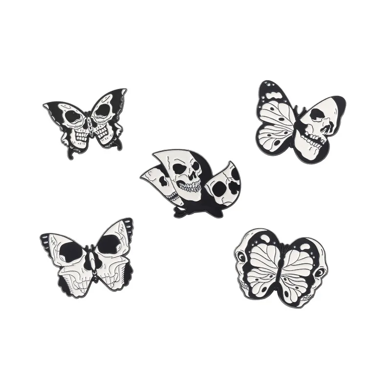 1pcs Creative Cartoon Skull Butterfly Series Alloy Brooch Trend Personalized Wild Pin Student Backpack Badge Good Friend Gift
1pcs Creative Cartoon Skull Butterfly Series Alloy Brooch Trend Personalized Wild Pin Student Backpack Badge Good Friend Gift