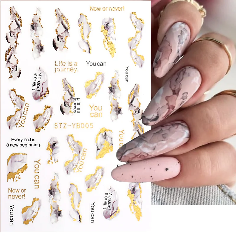 3D Marble Nail Art Stickers Ink Blooming French Striping Tape Self Adhesive Nail Decals Abstract Geometric Lines Nail Decoration
3D Marble Nail Art Stickers Ink Blooming French Striping Tape Self Adhesive Nail Decals Abstract Geometric Lines Nail Decoration