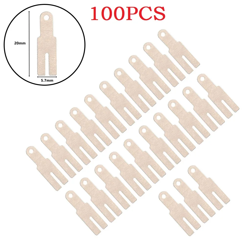 100pcs Y-Type Nickel Plated Steel Strap Strip Sheets For Battery Pack Spot Weld Low Resistivity High Tensile Strength
100pcs Y-Type Nickel Plated Steel Strap Strip Sheets For Battery Pack Spot Weld Low Resistivity High Tensile Strength
