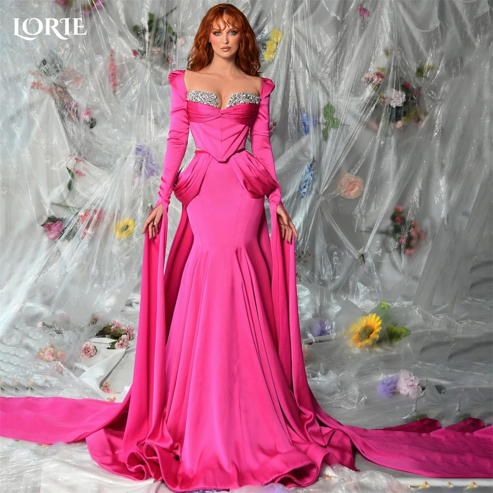 LORIE Modern Solid Evening Dresses Fashion Glitter Mermaid Pleats Angel Sleeves Occasional Dress Luxury Bodycon Party Gowns 2023
LORIE Modern Solid Evening Dresses Fashion Glitter Mermaid Pleats Angel Sleeves Occasional Dress Luxury Bodycon Party Gowns 2023