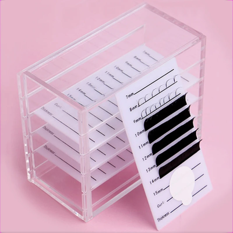 5-layer Transparent Eyelash Storage Box Eyelash Extension Makeup Display Packing Container Eyelash Glue Tray Holder Makeup Tools
5-layer Transparent Eyelash Storage Box Eyelash Extension Makeup Display Packing Container Eyelash Glue Tray Holder Makeup Tools