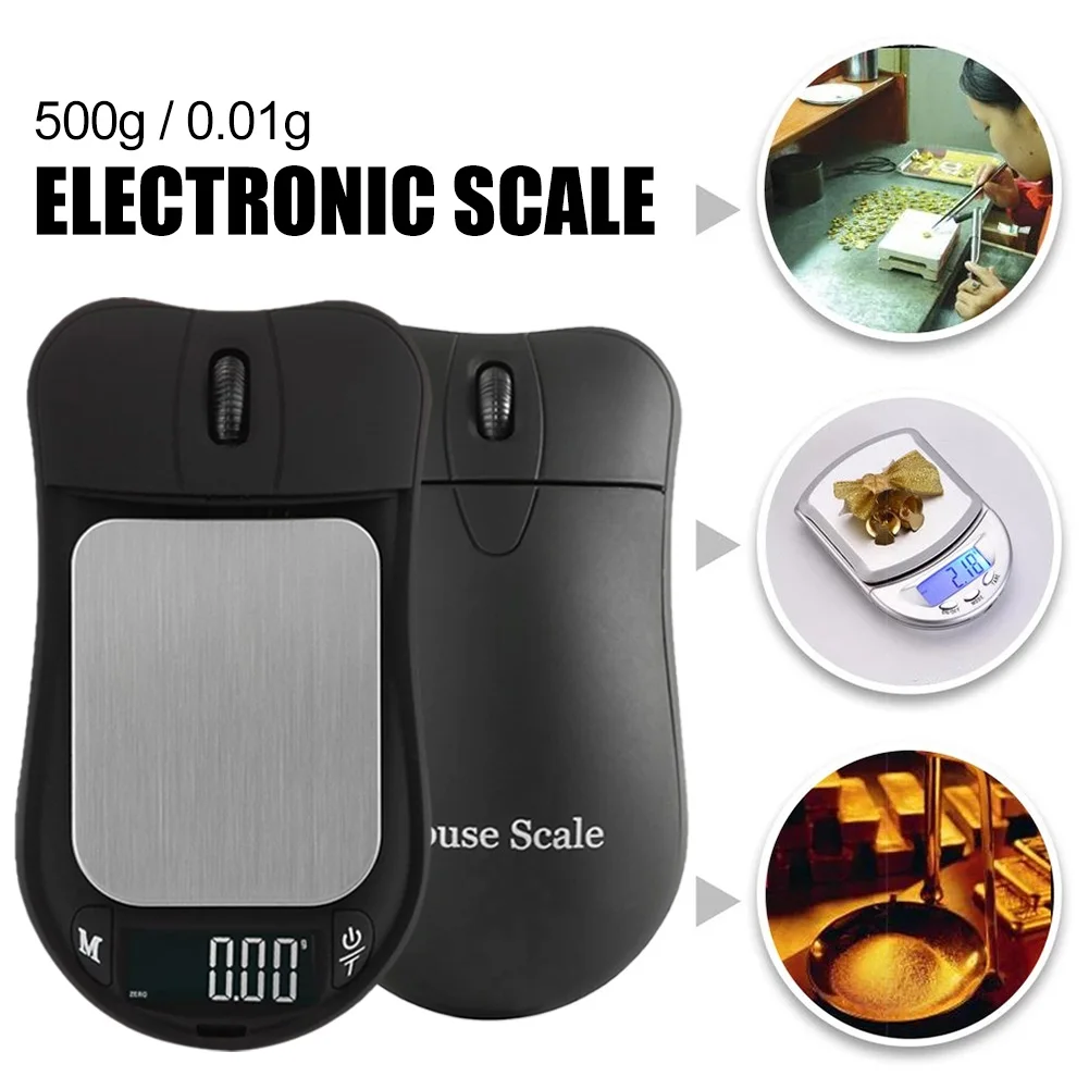New LCD Display Digital Scale Portable Mouse Scale 500g 0.01g Battery Operated Electronic Precision Kitchen Jewelry Scale Backli
New LCD Display Digital Scale Portable Mouse Scale 500g 0.01g Battery Operated Electronic Precision Kitchen Jewelry Scale Backli