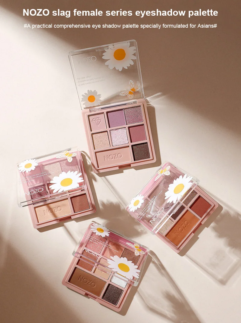 8-color Eyeshadow Palette Glitter Pearly Matte Small Daisy Eyeshadow Palette Natural Daily Makeup Long-lasting Cosmetics
8-color Eyeshadow Palette Glitter Pearly Matte Small Daisy Eyeshadow Palette Natural Daily Makeup Long-lasting Cosmetics