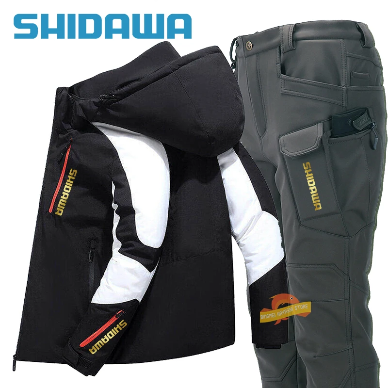 Высококачественный зимний мужской Плотный Комбинезон для рыбалки ветрозащитный с капюшоном с несколькими карманами походный пуховик тепл...
Высококачественный зимний мужской Плотный Комбинезон для рыбалки ветрозащитный с капюшоном с несколькими карманами походный пуховик тепл...