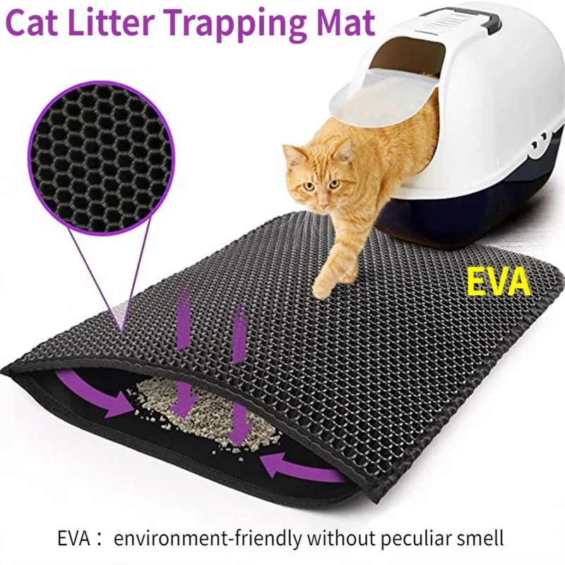 Cat Litter Mat,Litter Box Mat,Double Layer Trapping Litter Mat,Waterproof Urine Proof Kitty LitterMat,Easy Clean Scatter Control
Cat Litter Mat,Litter Box Mat,Double Layer Trapping Litter Mat,Waterproof Urine Proof Kitty LitterMat,Easy Clean Scatter Control
