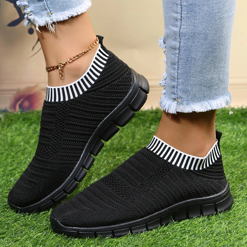 Rimocy 2022 Spring Knitted Platform Sneakers Women Slip-on Soft Bottom Sports Shoes Woman Comfortable Non-slip Running Shoes
Rimocy 2022 Spring Knitted Platform Sneakers Women Slip-on Soft Bottom Sports Shoes Woman Comfortable Non-slip Running Shoes