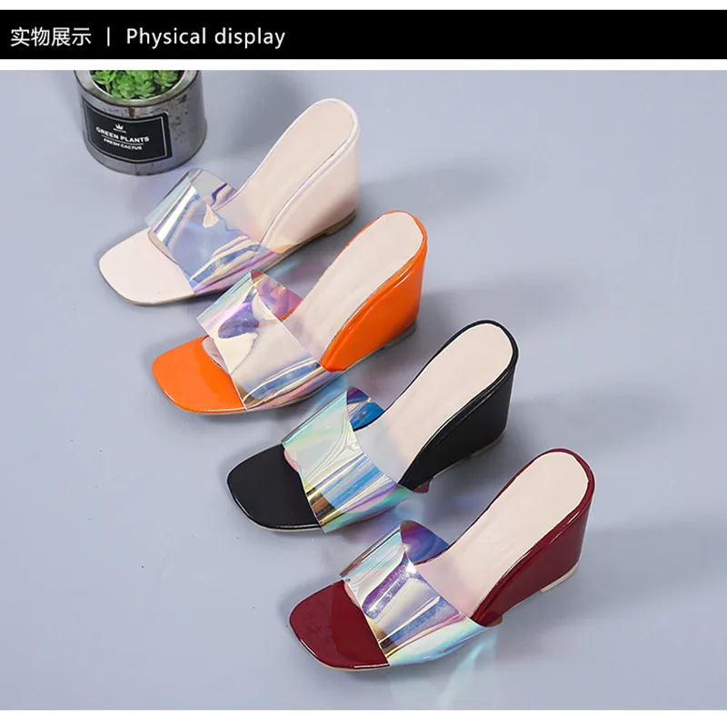 Large Size Women's Shoes 2022 Summer New Women's Sandals Roman Fashion Sequins Wedge Heel Open Toe Sandals and Slippers Women
Large Size Women's Shoes 2022 Summer New Women's Sandals Roman Fashion Sequins Wedge Heel Open Toe Sandals and Slippers Women