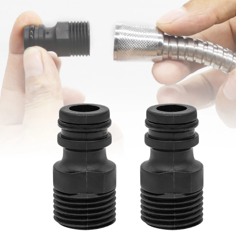 2pcs/5pcs Male Thread Quick Connector 1/2" Garden Water Hose Quick Pipe Connector Plant Watering Car Wash Water Gun Joint
2pcs/5pcs Male Thread Quick Connector 1/2" Garden Water Hose Quick Pipe Connector Plant Watering Car Wash Water Gun Joint