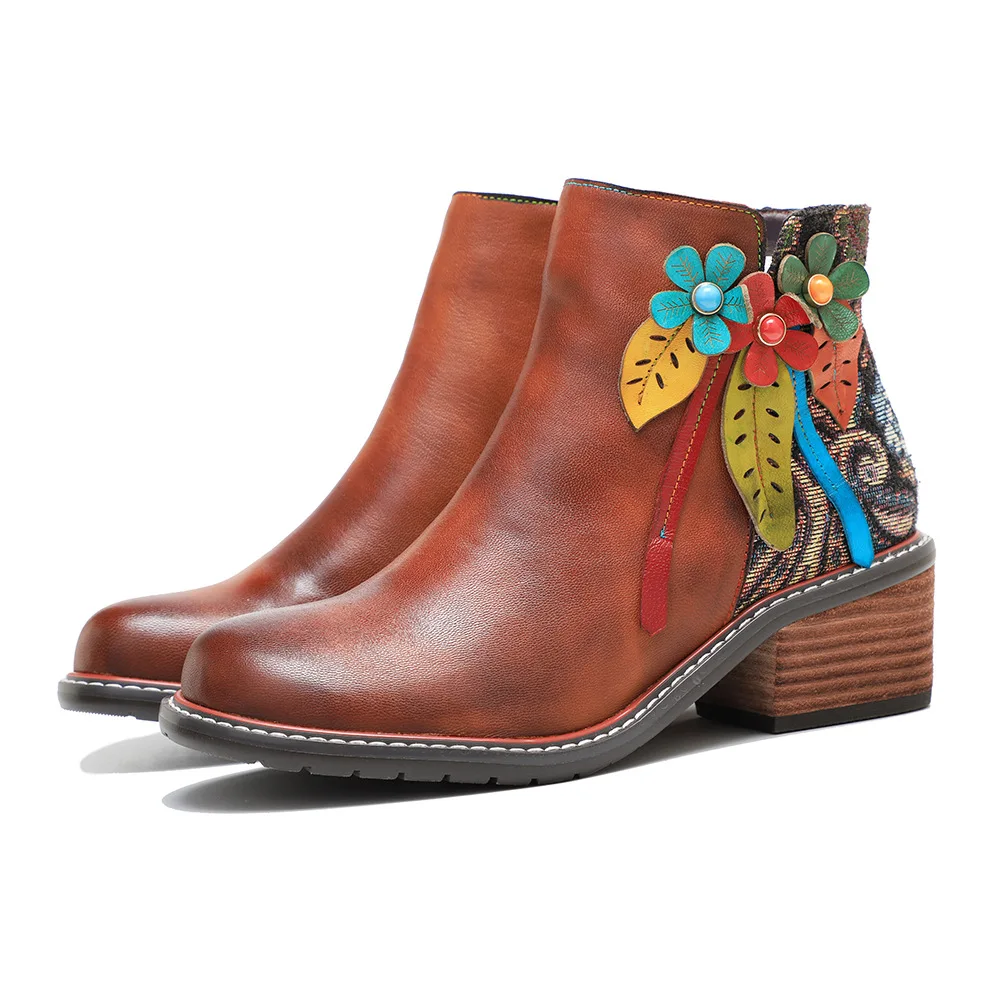 2023 Autumn Hand-painted Three-dimensional Flower Casual Short Boots Women Flats Ankle Boots
2023 Autumn Hand-painted Three-dimensional Flower Casual Short Boots Women Flats Ankle Boots
