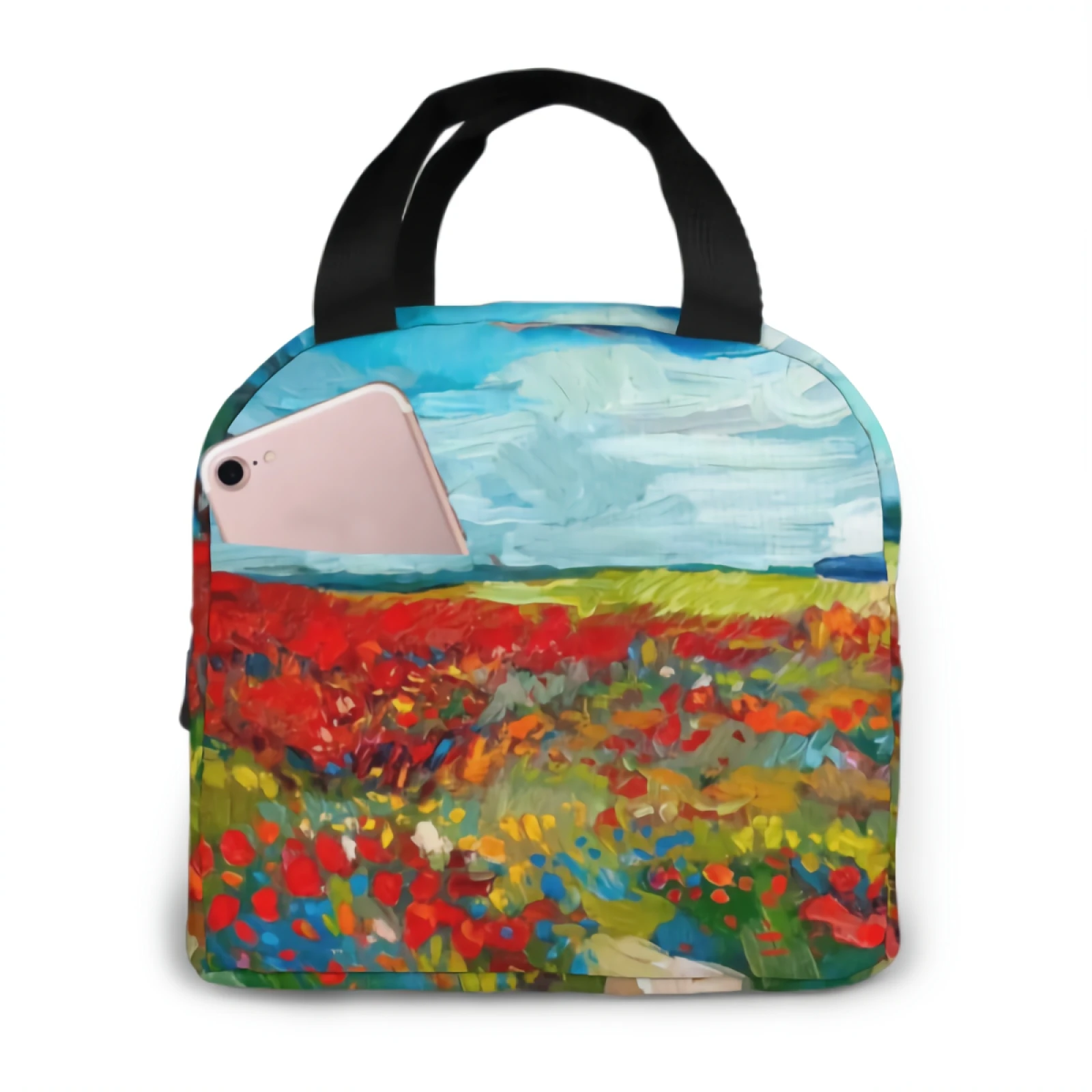 Watercolor Spring Floral Flower Fields Farm Landscape Abstract Artwork Insulated Lunch Bag lunch box containers for Women Picnic
Watercolor Spring Floral Flower Fields Farm Landscape Abstract Artwork Insulated Lunch Bag lunch box containers for Women Picnic