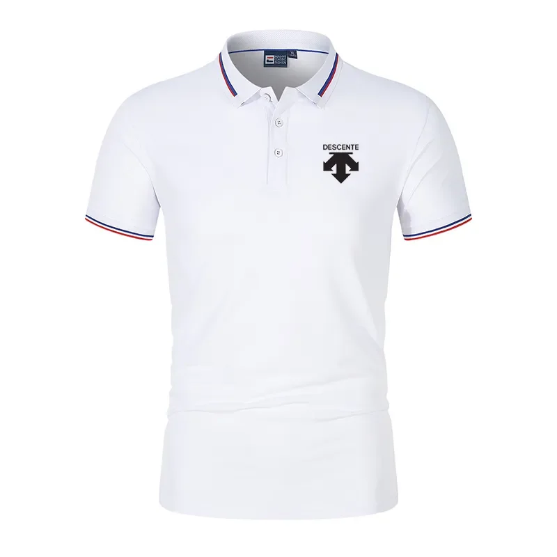casual stand-up collar slim breathable top T-shirt fashion Business casual young short sleeves Golf New summer men's polo shirt
casual stand-up collar slim breathable top T-shirt fashion Business casual young short sleeves Golf New summer men's polo shirt
