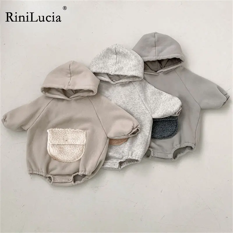 RiniLucia 2022 Autumn Newborn Baby Girls Romper Kids Boy Romper Long Sleeve Hooded Lovely Warm Jumpsuits Infant Outfit
RiniLucia 2022 Autumn Newborn Baby Girls Romper Kids Boy Romper Long Sleeve Hooded Lovely Warm Jumpsuits Infant Outfit