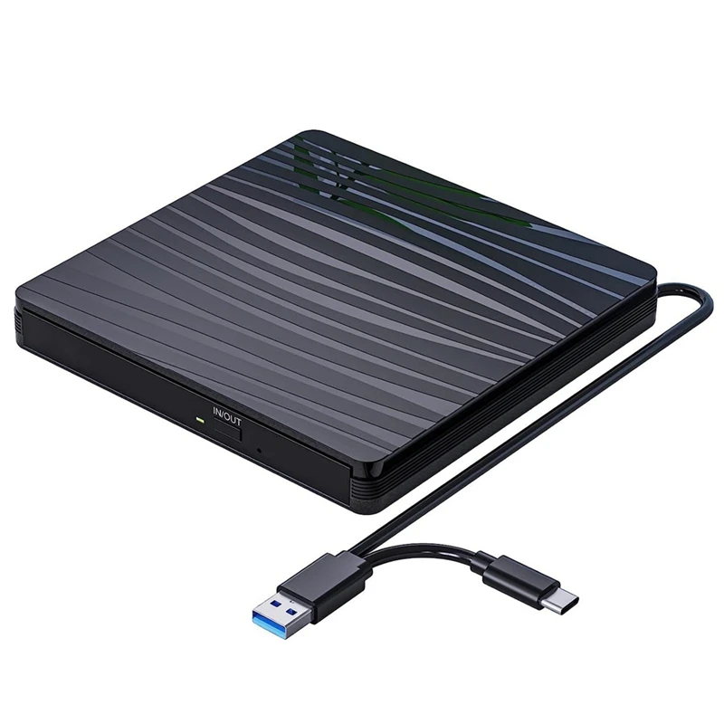 Внешний привод компакт-дисков/DVD для ноутбуков портативный компакт-диск USB 3.0 и