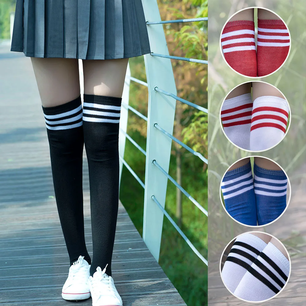 Black Lolita Striped Socks Women Funny Christmas Gifts Sexy Thigh High Nylon Long Stockings Cute Over Knee Socks For Girls
Black Lolita Striped Socks Women Funny Christmas Gifts Sexy Thigh High Nylon Long Stockings Cute Over Knee Socks For Girls