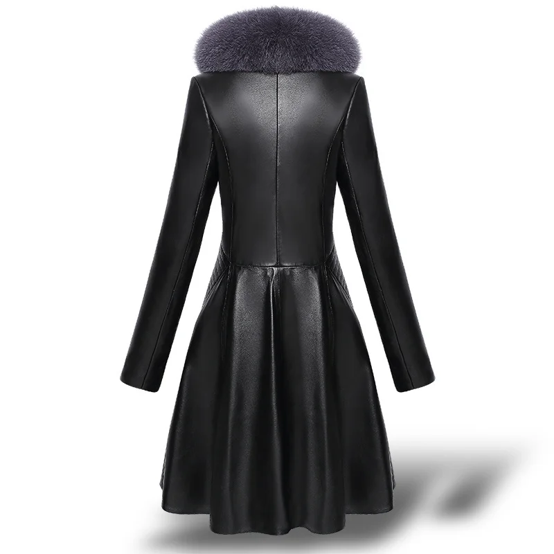 Hot Sale 2023 Real Sheepskin Jacket Women Fox Fur Collar Learher Coats Warm Slim Down Cotton Real Female Jackets Mujer Chaqueta
Hot Sale 2023 Real Sheepskin Jacket Women Fox Fur Collar Learher Coats Warm Slim Down Cotton Real Female Jackets Mujer Chaqueta