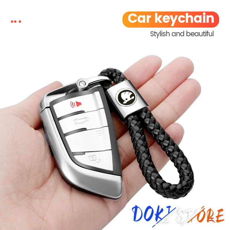 Car Keyring 3D Metal Leather Keychain logo Key Chain Car Stlying for Skoda Yeti Octavia 2 3 a5 Fabia Kodiaq Rapid Karoq Superb
Car Keyring 3D Metal Leather Keychain logo Key Chain Car Stlying for Skoda Yeti Octavia 2 3 a5 Fabia Kodiaq Rapid Karoq Superb