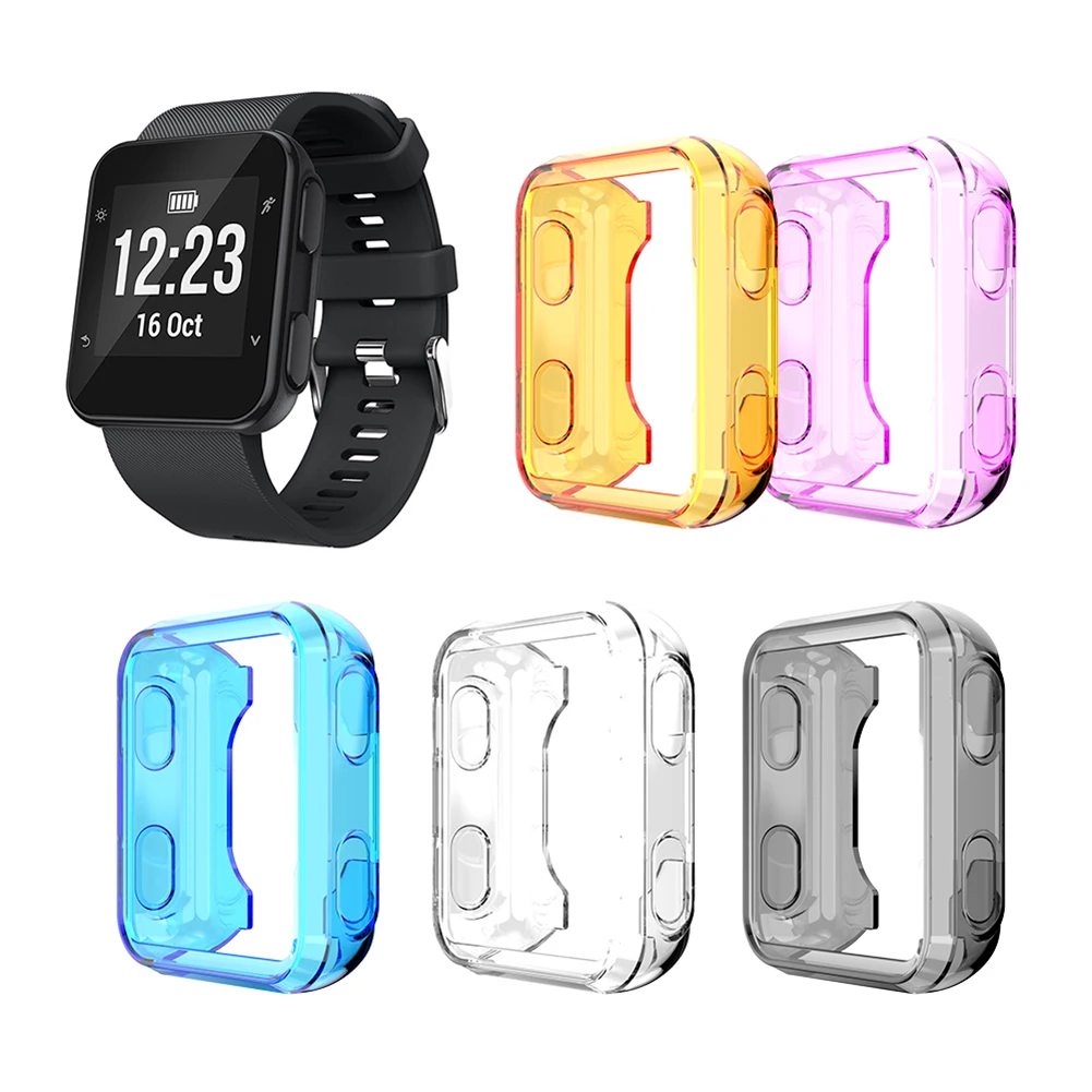 Чехол для смарт-часов Garmin Forerunner 35/30 мягкий прозрачный ТПУ защитный бампер рамка аксессуары для смарт-часов
Чехол для смарт-часов Garmin Forerunner 35/30 мягкий прозрачный ТПУ защитный бампер рамка аксессуары для смарт-часов