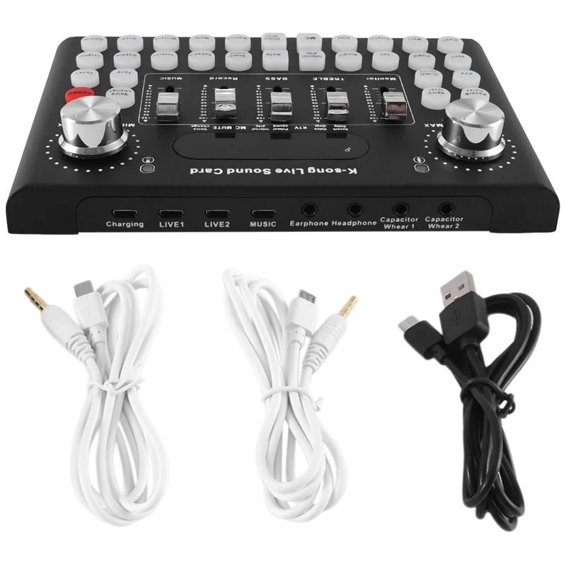 F007C English Version Professional Convenient Compact Desktop Singing Sound Card Sound Card Mixer For Live
F007C English Version Professional Convenient Compact Desktop Singing Sound Card Sound Card Mixer For Live