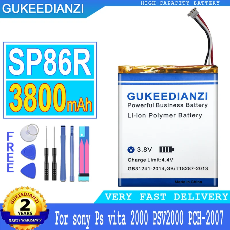 3800mah GUKEEDIANZI Battery SP86R for Sony Ps Vita 2000 Psvita2000 PSV 2XXX PSV SP86R PSV2000 PCH-2007 4-451-971-01 PS Vita 2007
3800mah GUKEEDIANZI Battery SP86R for Sony Ps Vita 2000 Psvita2000 PSV 2XXX PSV SP86R PSV2000 PCH-2007 4-451-971-01 PS Vita 2007