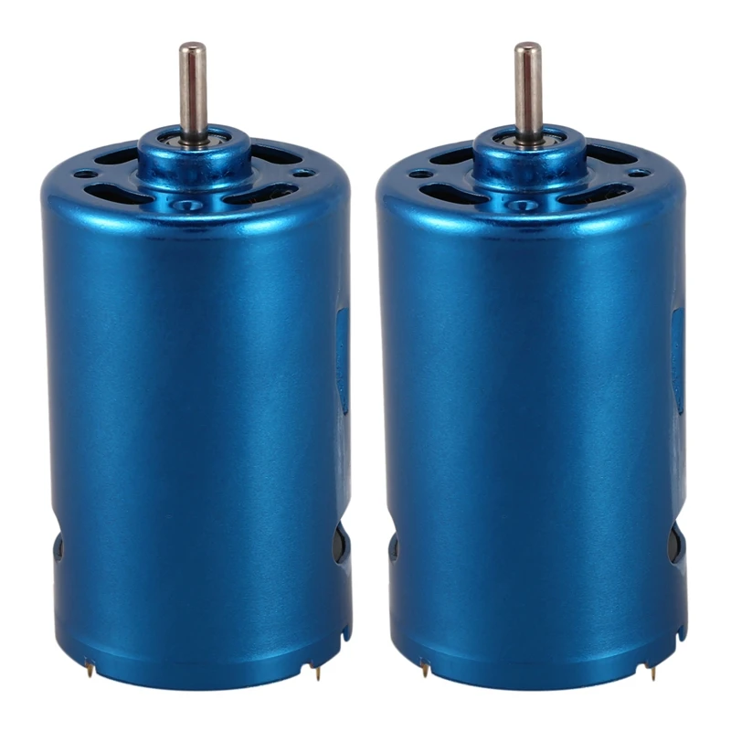2Pc Blue RS-550 DC Motor High Speed Large Torque RC Car Boat Model 12V 24V 30000RPM
2Pc Blue RS-550 DC Motor High Speed Large Torque RC Car Boat Model 12V 24V 30000RPM
