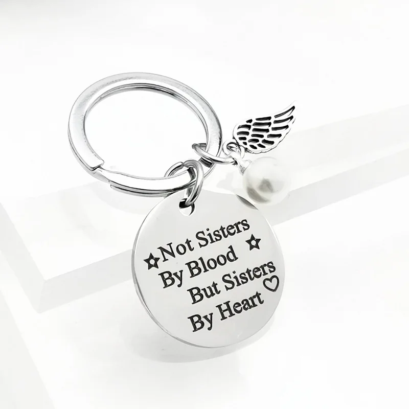 2023 New Fashion Is Not Sisterly Blood, But Sisterly Heart Keychain Keychain Stainless Steel Charm Women Jewelry Accessories
2023 New Fashion Is Not Sisterly Blood, But Sisterly Heart Keychain Keychain Stainless Steel Charm Women Jewelry Accessories