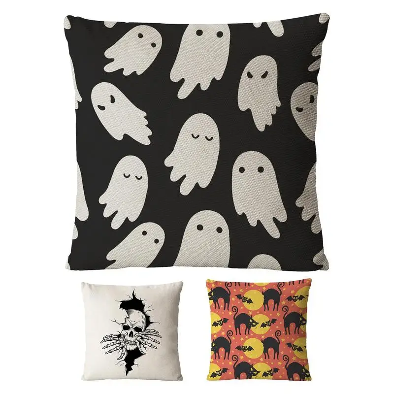 Halloween Pillow Covers Durable Throw Pillow Case In Ghost Skeleton Print Decorative Sofa Pillow Cover For Halloween Party Decor
Halloween Pillow Covers Durable Throw Pillow Case In Ghost Skeleton Print Decorative Sofa Pillow Cover For Halloween Party Decor