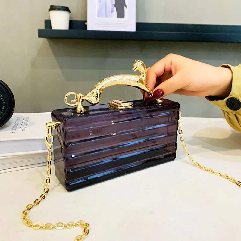 Acrylic Box Clutch Transparent New Trendy Tote Fashion Women Handbags Leopard Short Handle Luxury Evening Party Bags Woman Purse
Acrylic Box Clutch Transparent New Trendy Tote Fashion Women Handbags Leopard Short Handle Luxury Evening Party Bags Woman Purse