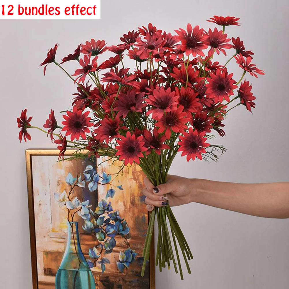 Fake Flowers Bouquet Home Artificial Bouquet Daisy Flowers Home Coffee Party Plastic Shop Decor Silk Wedding Xmas
Fake Flowers Bouquet Home Artificial Bouquet Daisy Flowers Home Coffee Party Plastic Shop Decor Silk Wedding Xmas
