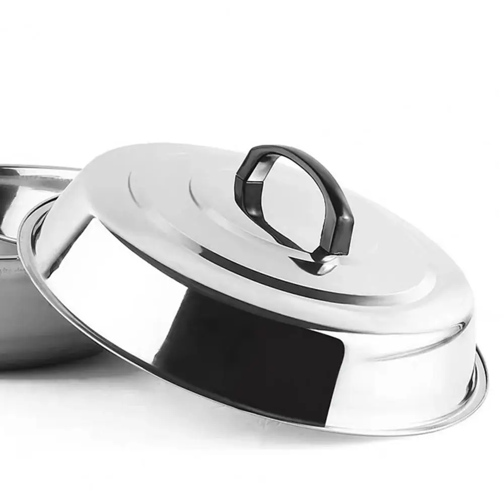Stainless Steel Basting Cover Durable Heat-resistant Cheese Melting Dome with Rust-free Handle A for Perfectly for Use
Stainless Steel Basting Cover Durable Heat-resistant Cheese Melting Dome with Rust-free Handle A for Perfectly for Use
