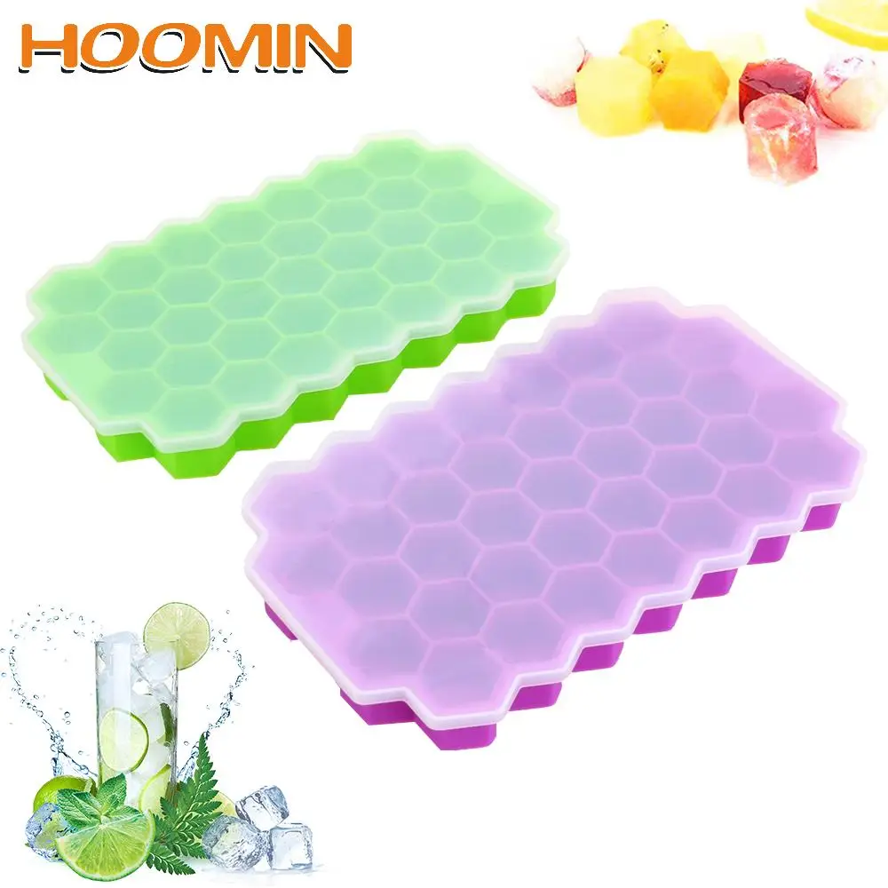 HOOMIN Honeycomb Ice Cube Tray With Lids Ice Cream Tools For Whiskey Cocktail Cold Drink Silicone Ice Cube Maker Mold 37 Cubes
HOOMIN Honeycomb Ice Cube Tray With Lids Ice Cream Tools For Whiskey Cocktail Cold Drink Silicone Ice Cube Maker Mold 37 Cubes
