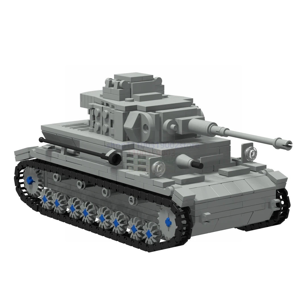 WW2 Tank Panzer IV ausf F2 Military Weapons Building Blocks Model moc Bricks 3 Soldiers Figures for Children Kids Gifts
WW2 Tank Panzer IV ausf F2 Military Weapons Building Blocks Model moc Bricks 3 Soldiers Figures for Children Kids Gifts