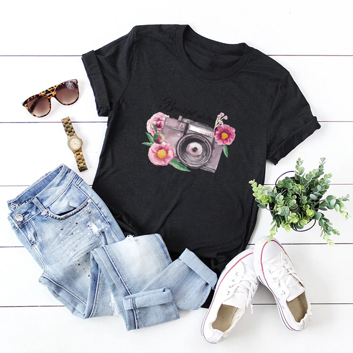Europe and the United States hot slim casual large size short sleeve women's T-shirt casual fashion collar girls T-shirt tops
Europe and the United States hot slim casual large size short sleeve women's T-shirt casual fashion collar girls T-shirt tops