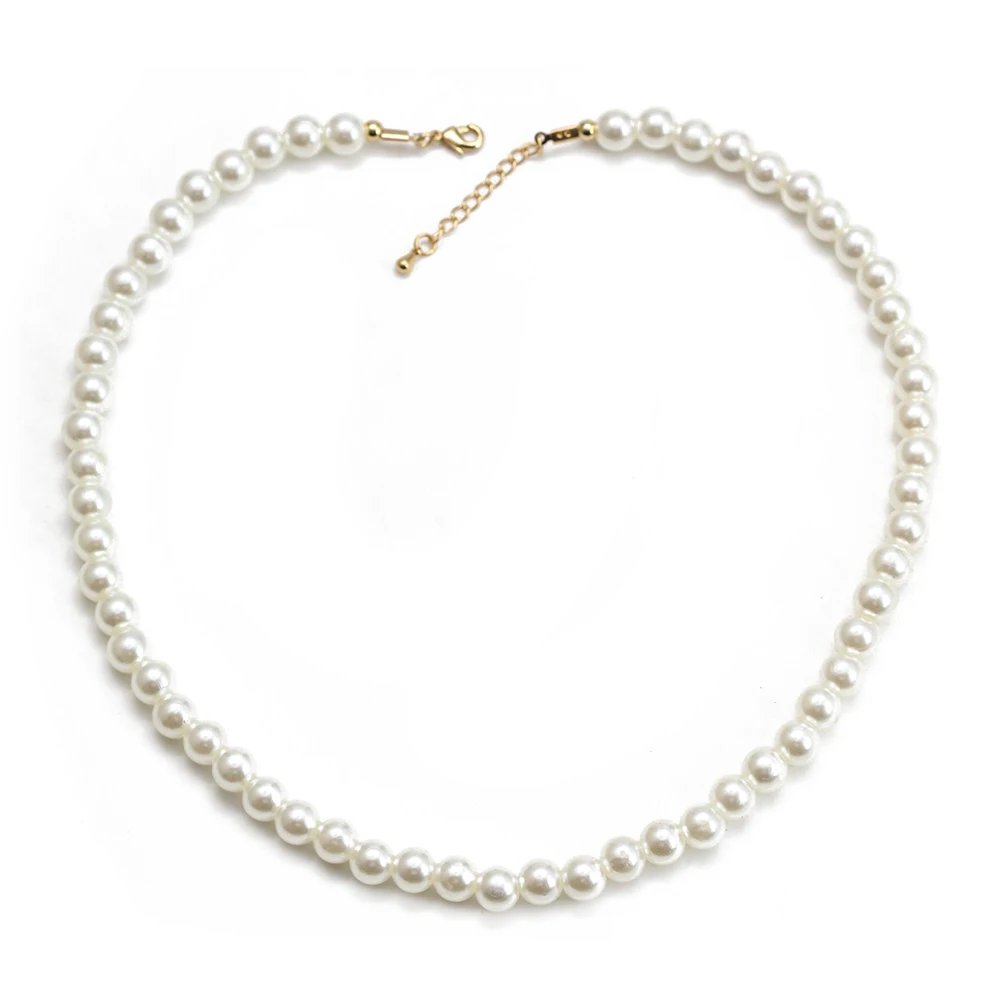 Wish Card Round Imitation Pearl Chain Necklace Fashion Luxury Party Jewelry Gift High Quality Pearl Necklace for Women Girls
Wish Card Round Imitation Pearl Chain Necklace Fashion Luxury Party Jewelry Gift High Quality Pearl Necklace for Women Girls