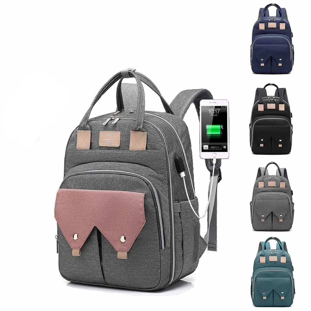 Baby Diaper Bag Mommy Backpack For Mom 2022 USB Maternity Baby Nappy Nursing Bags Travel Diaper Backpack for Stroller Kit Bags
Baby Diaper Bag Mommy Backpack For Mom 2022 USB Maternity Baby Nappy Nursing Bags Travel Diaper Backpack for Stroller Kit Bags
