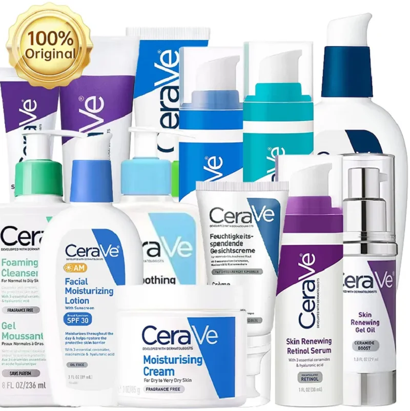 100% Original Cerave Hyaluronic Acid Retinol Serum Skin Renewing Eye Cream AM PM Lotion VC Moisturising Cream All Skin Type Care
100% Original Cerave Hyaluronic Acid Retinol Serum Skin Renewing Eye Cream AM PM Lotion VC Moisturising Cream All Skin Type Care