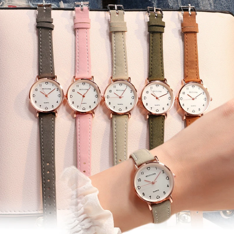 2022 Luxury Leather Strap Ladies Round Wristwatch Girls Wrist Clock Women Quartz Watches Fashion Simple Vintage Small Dial Watch
2022 Luxury Leather Strap Ladies Round Wristwatch Girls Wrist Clock Women Quartz Watches Fashion Simple Vintage Small Dial Watch