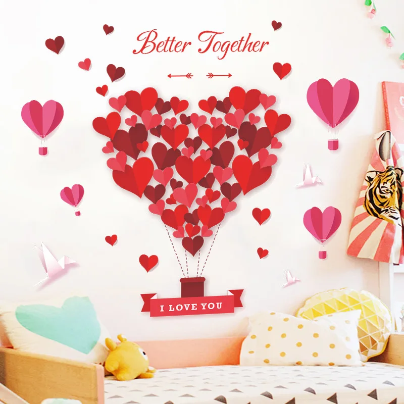 Hot air balloon holiday decoration bedroom porch commercial DIY wall beautification decorative PVC wall stickers home decoration
Hot air balloon holiday decoration bedroom porch commercial DIY wall beautification decorative PVC wall stickers home decoration