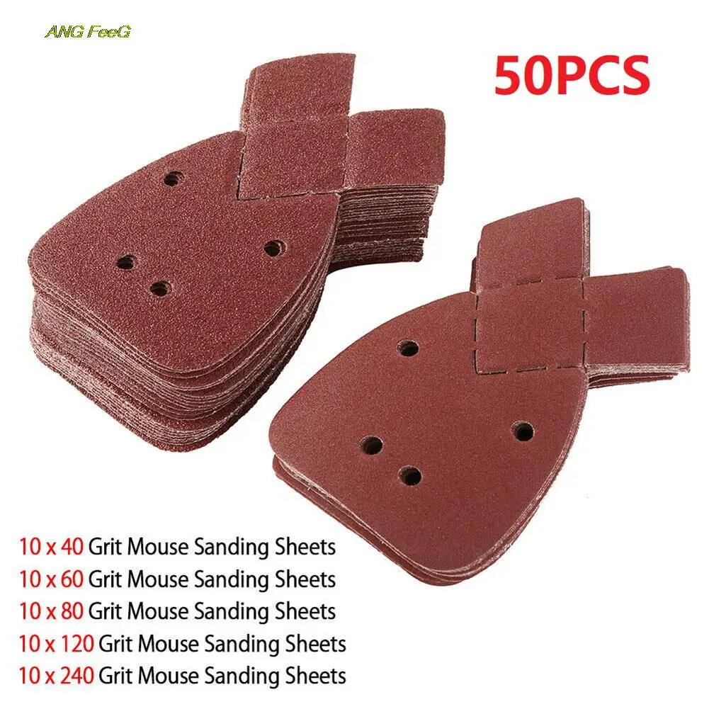 25/50pcs Sanding Paper Mouse Sanding Sheets Pads 40/60/80/120/240Grit Orbital Sandpaper For Black & Decker Palm Polishing Papers
25/50pcs Sanding Paper Mouse Sanding Sheets Pads 40/60/80/120/240Grit Orbital Sandpaper For Black & Decker Palm Polishing Papers
