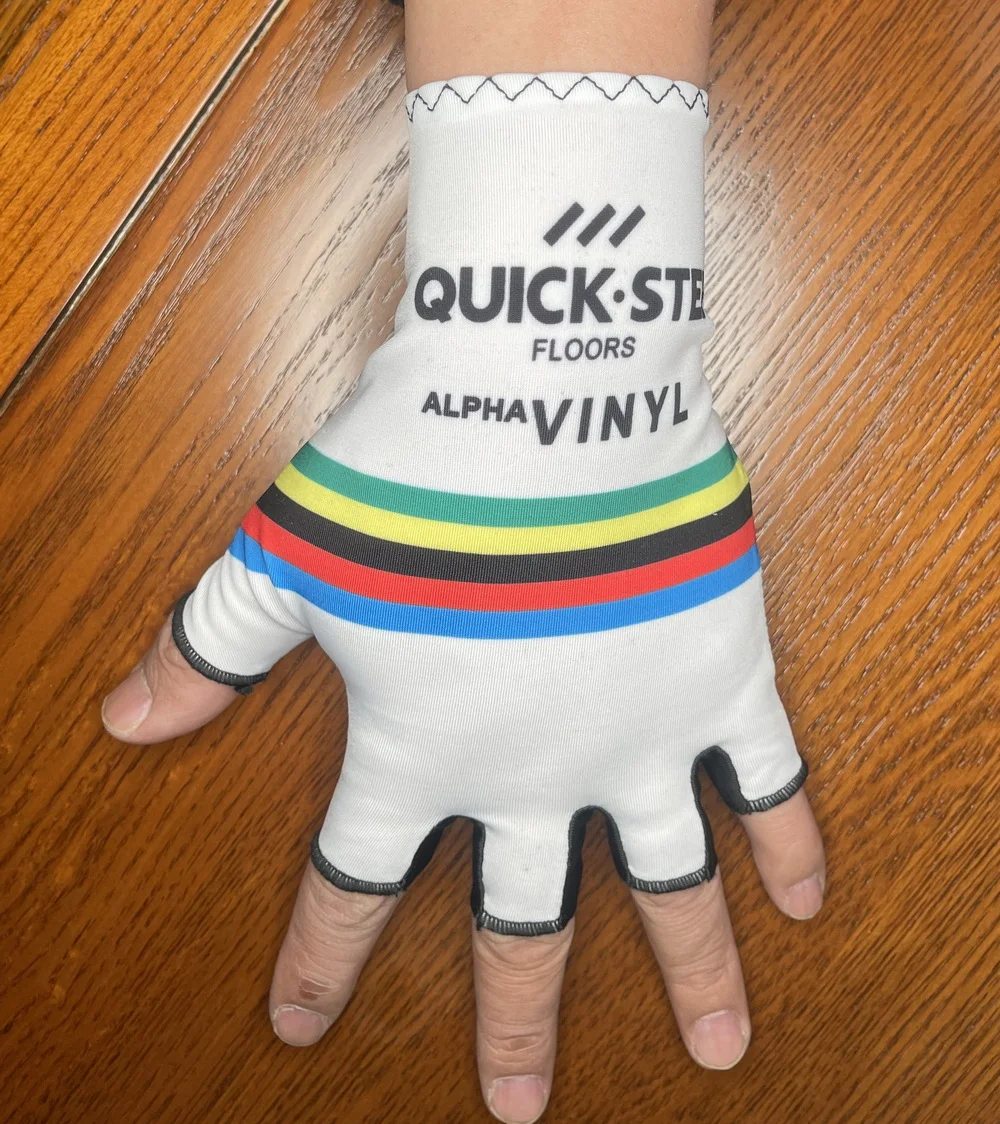 2022 2021 Deceuninck Quick Step TEAM White One Pair Sports Half Finger Cycling Jersey Gloves MTB RoadGel Gloves
2022 2021 Deceuninck Quick Step TEAM White One Pair Sports Half Finger Cycling Jersey Gloves MTB RoadGel Gloves